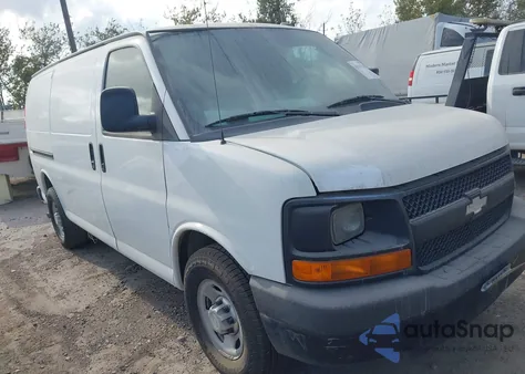 2015 Chevrolet Express 2500 Work Van из США, поврежденный, VIN 1GCWGFCB9F1132926